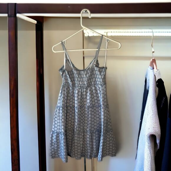 Sim & Sam Light Blue Womens small Lace mini dress lined boho sun summer cotton - Picture 2 of 4